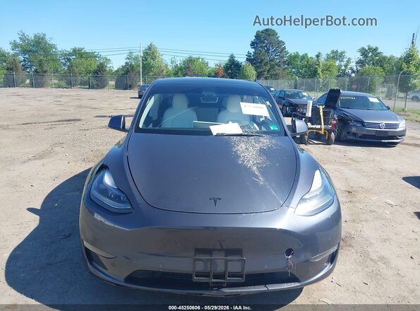 5YJYGDEF7MF302511 2021 TESLA MODEL Y Gray Dashboard view