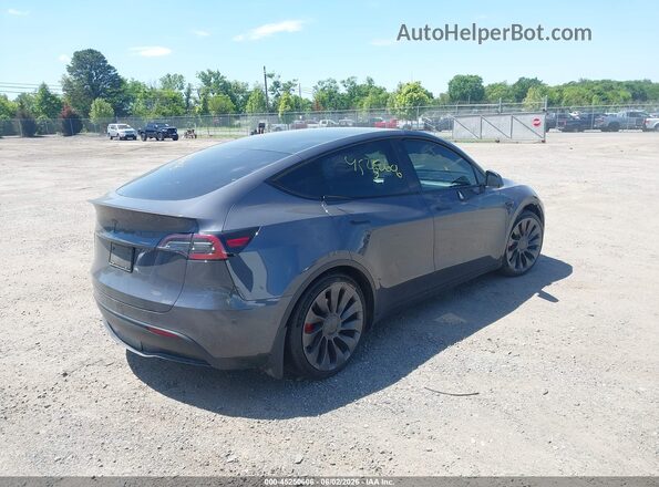 5YJYGDEF7MF302511 2021 TESLA MODEL Y Gray Rear right