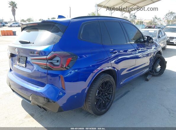 5YM13EC09P9R51282 2023 BMW X3 Blue უკანა მარჯვენა