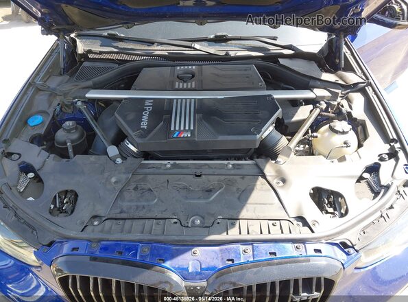 5YM13EC09P9R51282 2023 BMW X3 Blue უკანა ხედი