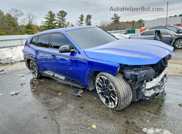 5YM23CS01P9S04351 2023 BMW XM Blue Передня права чверть