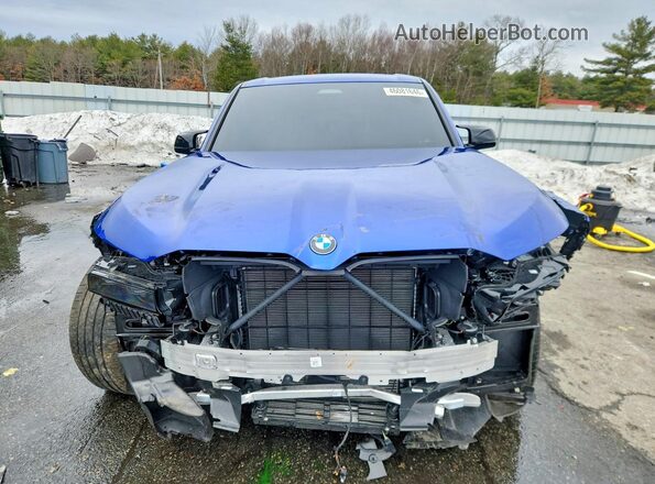 5YM23CS01P9S04351 2023 BMW XM Blue Вид спереду