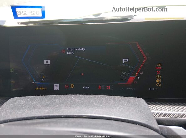 5YM23CS01R9V51522 2024 BMW XM Green უკანა სავარძლების ხედი