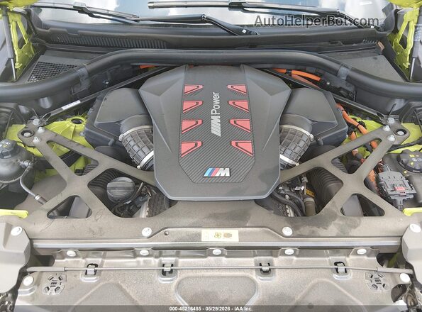 5YM23CS01R9V51522 2024 BMW XM Green უკანა ხედი
