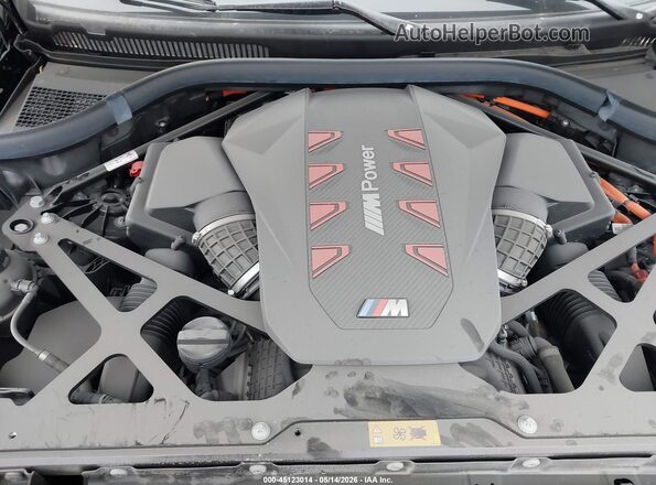 5YM23CS02P9S32496 2023 BMW XM Black Вид ззаду