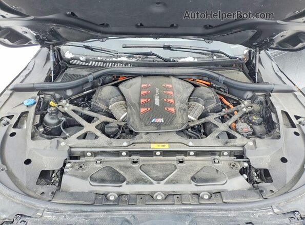 5YM23CS09R9X18080 2024 BMW XM Black ძრავის განყოფილების ხედი