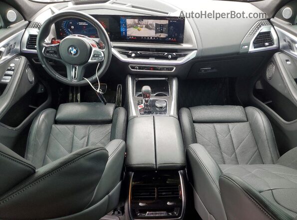 5YM23CS09R9X18080 2024 BMW XM Black წინა პანელის ხედი