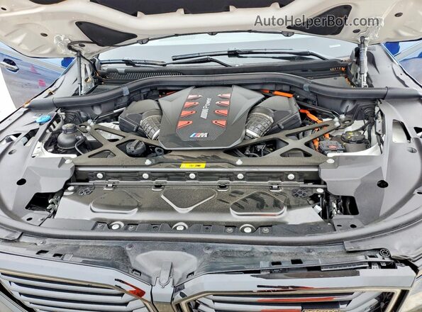 5YM23CS0XS9Z18374 2025 BMW XM Blue Engine compartment view