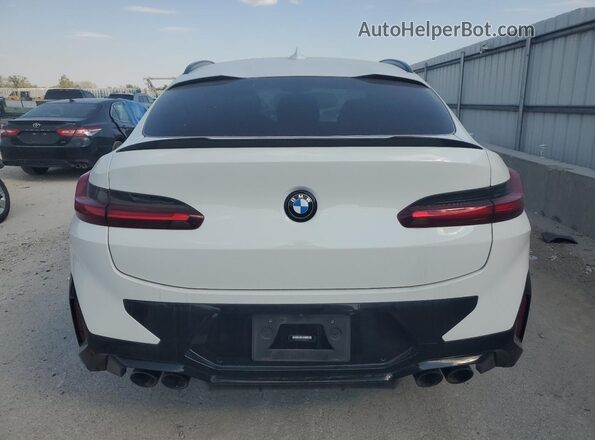 5YM23EC06P9P53473 2023 BMW X4 White Հետևի տեսք