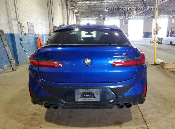5YM23EC09R9T64944 2024 BMW X4 Blue Widok z tyłu