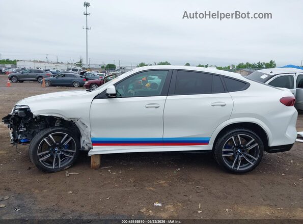 5YMCY0C01N9J04153 2022 BMW X6 M White 
