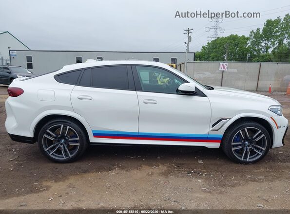5YMCY0C01N9J04153 2022 BMW X6 M White 360 interior view
