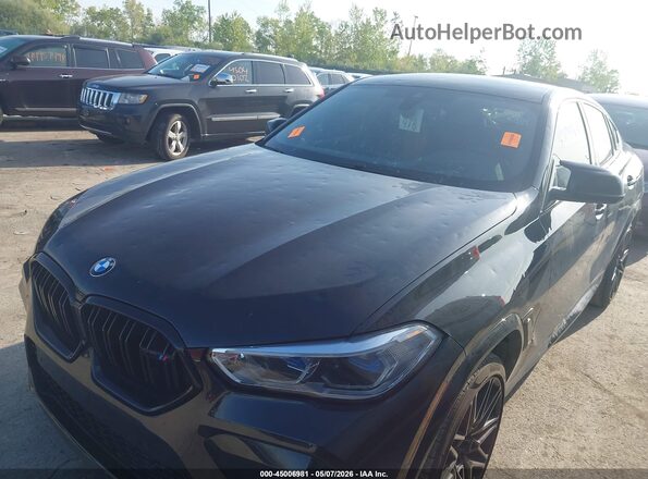 5YMCY0C04M9E65183 2021 BMW X6 M Black Widok z przodu