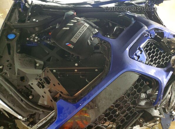 5YMCY0C06M9F10446 2021 BMW X6 Blue Vista interior trasera