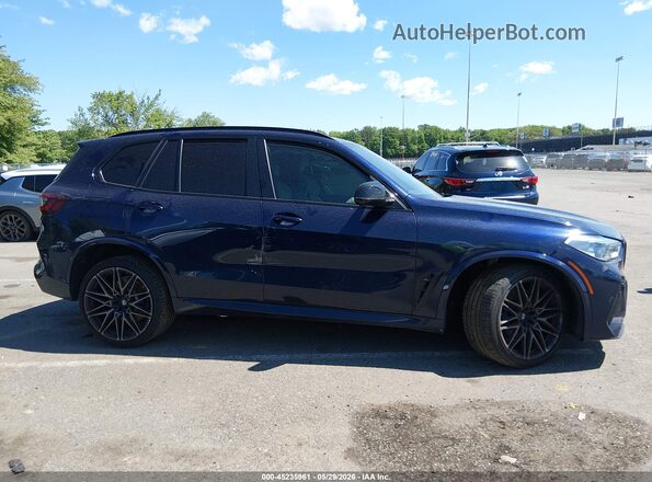 5YMJU0C09L9D07407 2020 BMW X5 Dark Blue Rear interior view