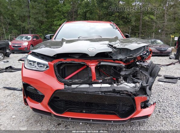 5YMTS0C01LLA57968 2020 BMW X3 Red Вид задньої частини салону