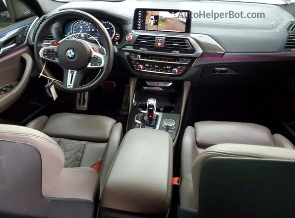 5YMTS0C02LLT10244 2020 BMW X3 White Dashboard view