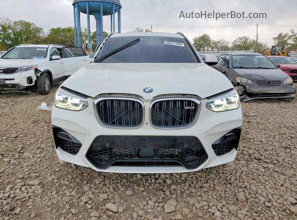 5YMTS0C02LLT10244 2020 BMW X3 White Front view