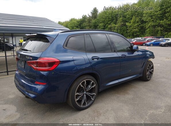 5YMTS0C03L9B70012 2020 BMW X3 Blue Հետևի աջ