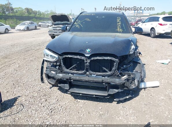 5YMTS0C03L9C47512 2020 BMW X3 Black ხელსაწყოთა პანელის ხედი