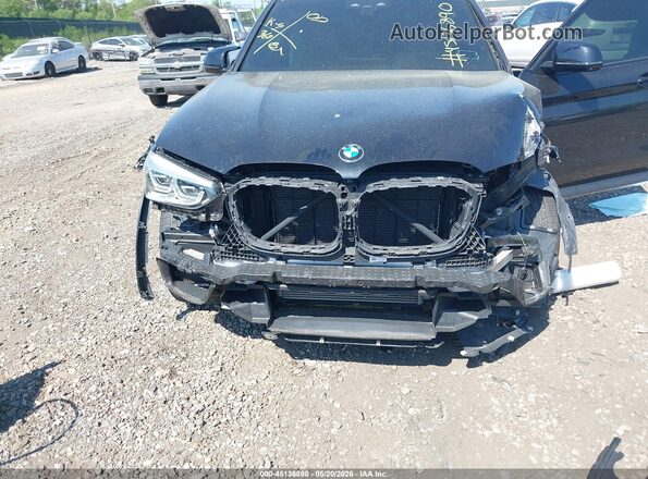 5YMTS0C03L9C47512 2020 BMW X3 Black წინა ხედი