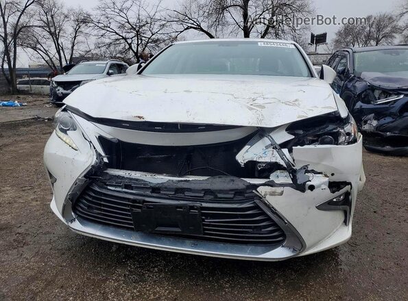 JTHBK1GG6G2214595 2016 LEXUS ES350 White Вид задніх сидінь