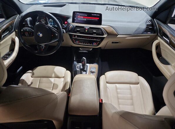 5UXTR7C54KLF32518 2019 BMW X3 Black 