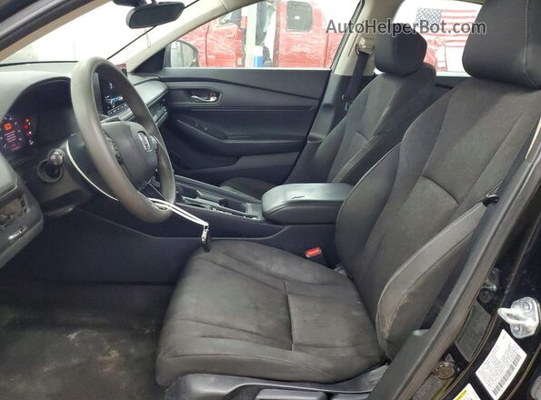 1HGCY1F2XPA037812 2023 HONDA ACCORD Black წინა პანელის ხედი