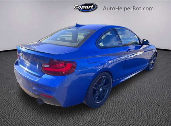 WBA1J9C53GV371709 2016 BMW M2 Синий Передняя правая четверть