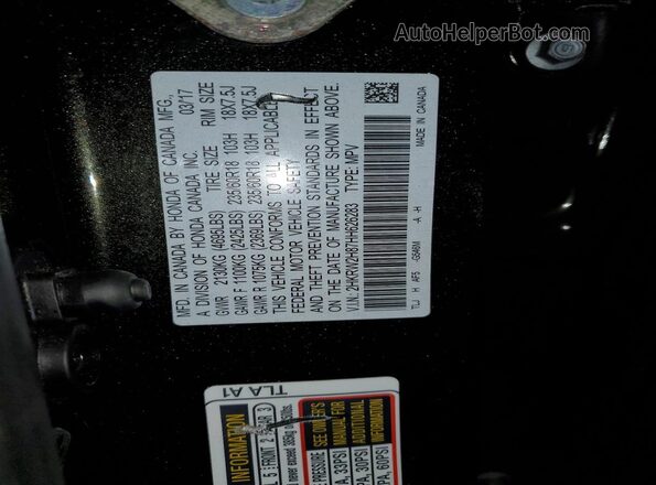 2HKRW2H87HH626283 2017 HONDA CR-V Green 