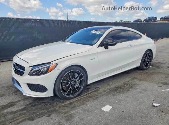 WDDWJ6EB4HF537215 2017 MERCEDES-BENZ C White 