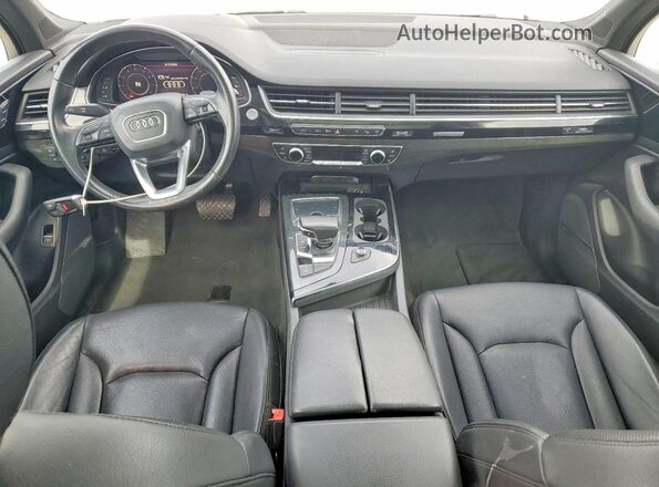 WA1VAAF71JD019111 2018 AUDI Q7 Gray Вид щитка приладів