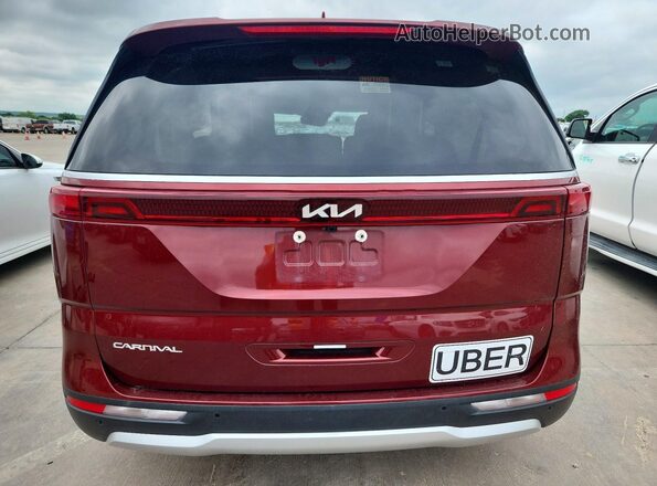 KNDNB4H34R6389418 2024 KIA CARNIVAL Red Vista interior delantera