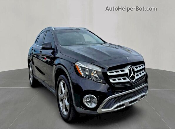 WDCTG4EB6KU007843 2019 MERCEDES-BENZ GLA Черный Задняя левая четверть