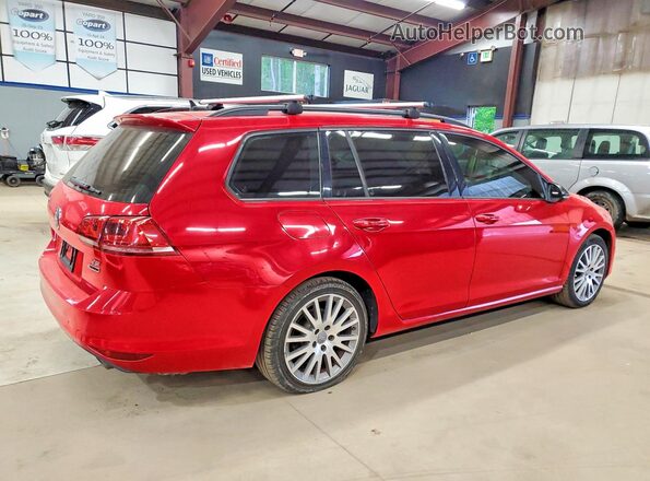 3VW017AU6HM518014 2017 VOLKSWAGEN GOLF Red 