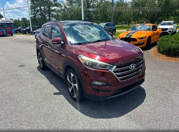 KM8J33A21GU080064 2016 HYUNDAI TUCSON Серый 