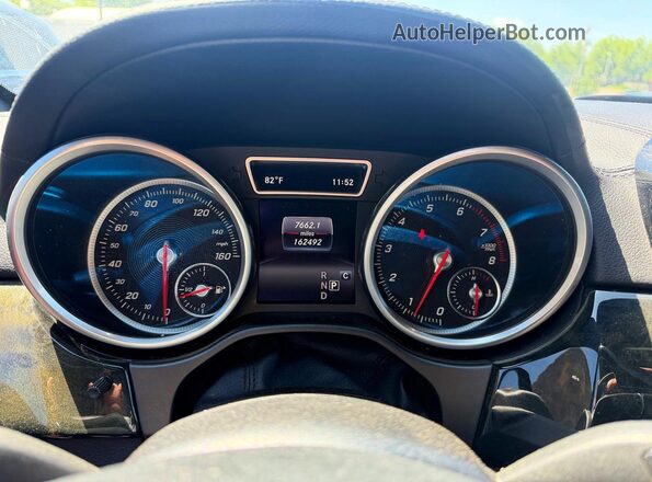 4JGDF6EE9HA837080 2017 MERCEDES-BENZ GLS-CLASS Black Вид щитка приладів