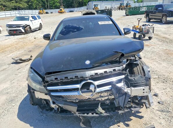 55SWF4JB9GU146651 2016 MERCEDES-BENZ C Black Rear view