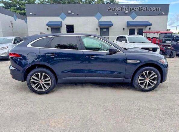SADCJ2FX8LA619250 2020 JAGUAR F-PACE Blue Սալոնի 360 աստիճան տեսք