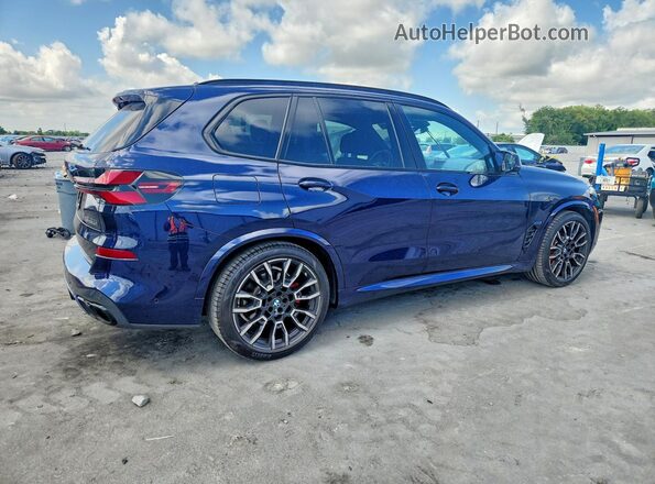 5UX33EU03R9T09335 2024 BMW X5 Blue Առջևի աջ