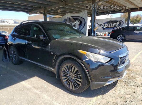 JN8CS1MU0HM144151 2017 INFINITI QX70 Black Widok z przodu