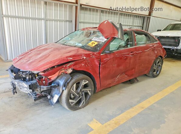 KMHLP4DG1SU872184 2025 HYUNDAI ELANTRA Red Задня ліва чверть