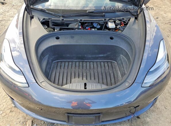 5YJ3E1EA9PF616572 2023 TESLA MODEL Синий Вид подкапотного пространства