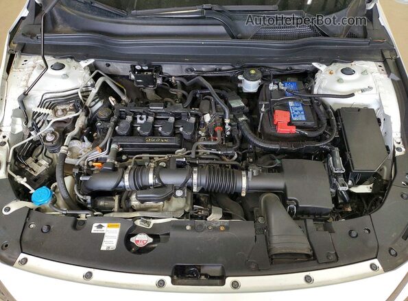 1HGCV1F36NA091381 2022 HONDA ACCORD White უკანა სალონის ხედი
