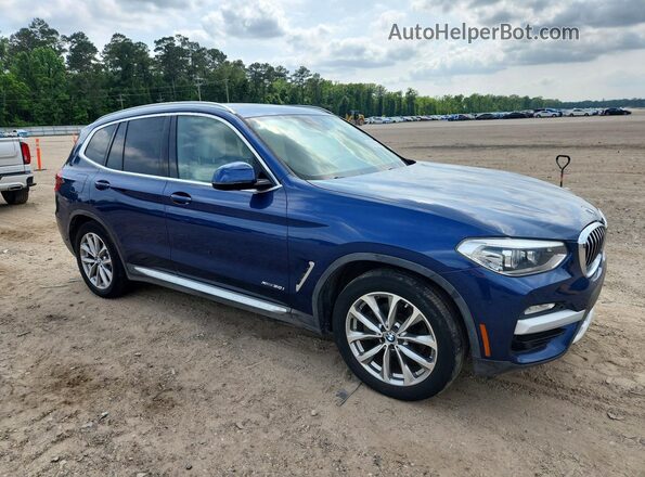 5UXTR9C55JLC77999 2018 BMW X3 Blue 