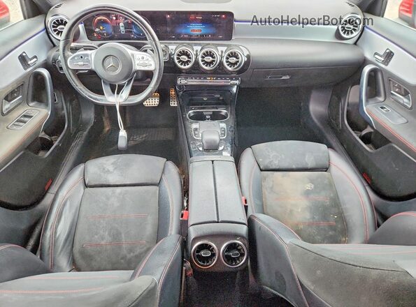 WDD3G4EB4KW017884 2019 MERCEDES-BENZ A Red Instrument cluster view