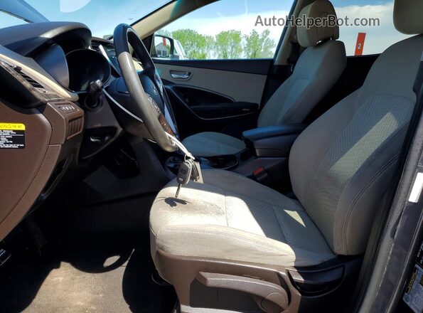 5XYZT3LB9JG572466 2018 HYUNDAI SANTA Gray 