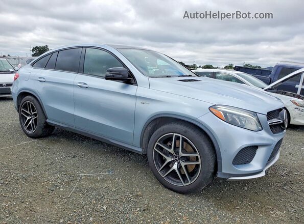 4JGED6EB3HA067703 2017 MERCEDES-BENZ GLE Blue Front view