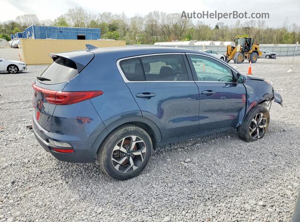 KNDPMCAC4M7913435 2021 KIA SPORTAGE Blue Przód prawy