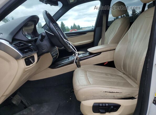 5UXKR0C57H0V68925 2017 BMW X5 White 
